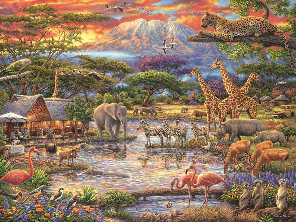 CANVAS GICLEE - Wild Africa - Chuck Pinson - Art for Inspired Living