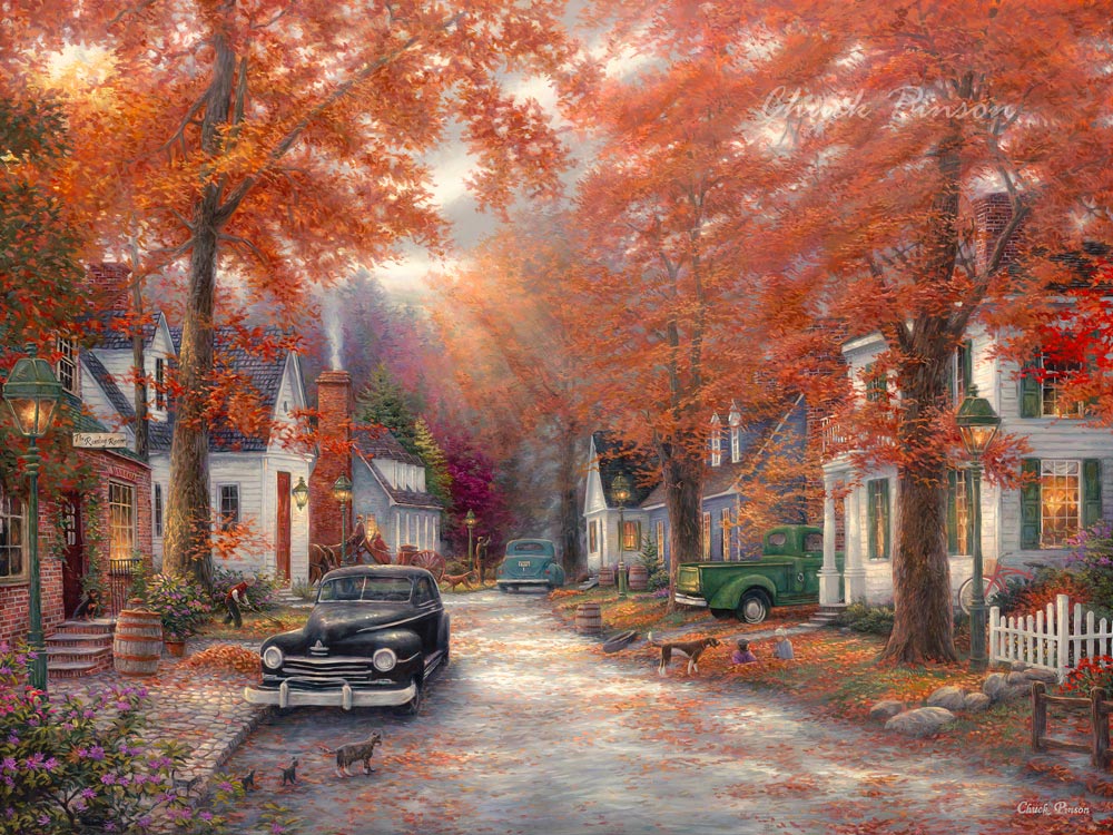 CANVAS GICLEE - A Moment on Memory Lane - Chuck Pinson - Art