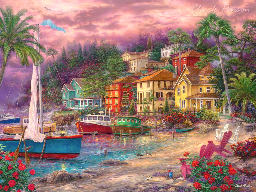 Beautiful Beach Painting Art