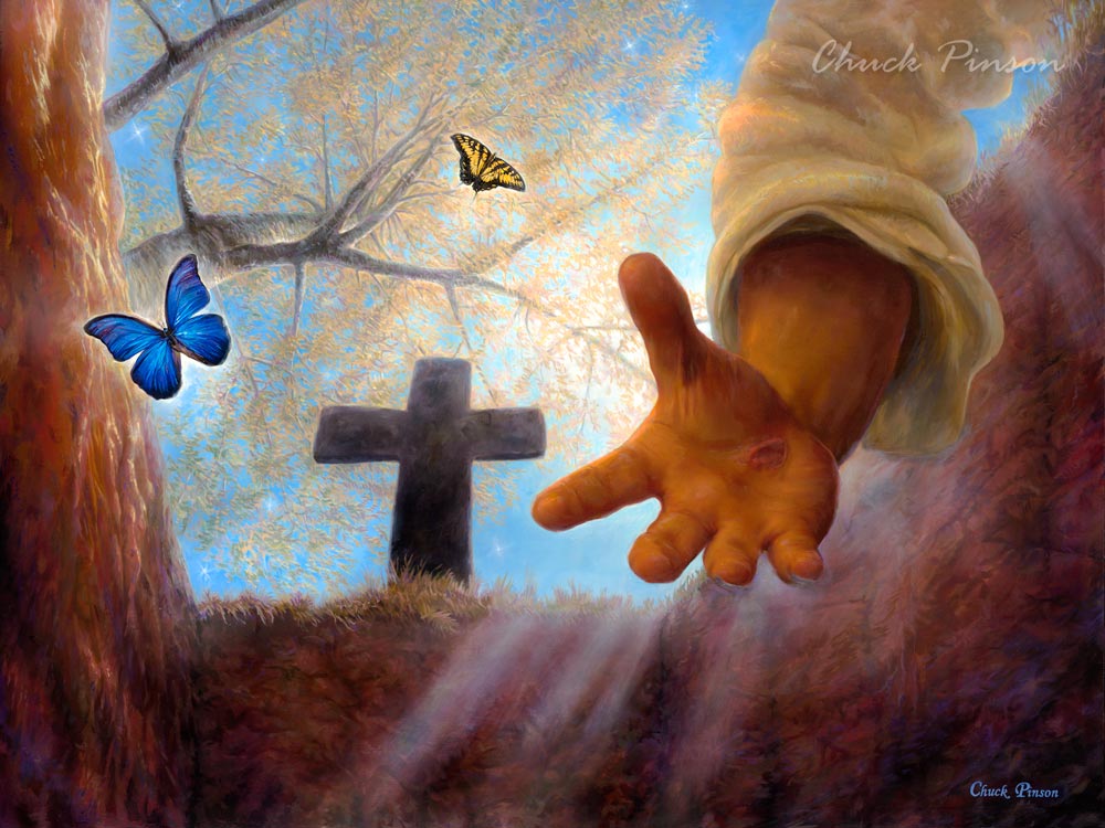 Resurrection Prophetic theological art Easter