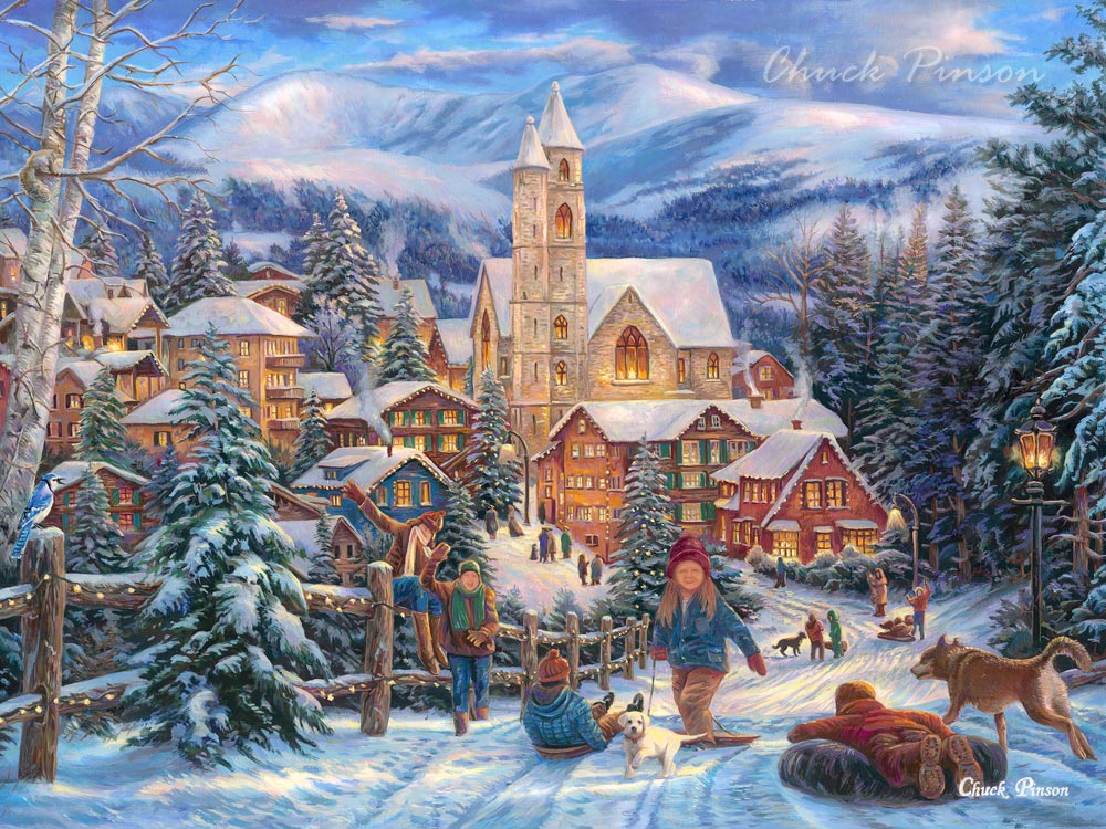 best selling popular winter art