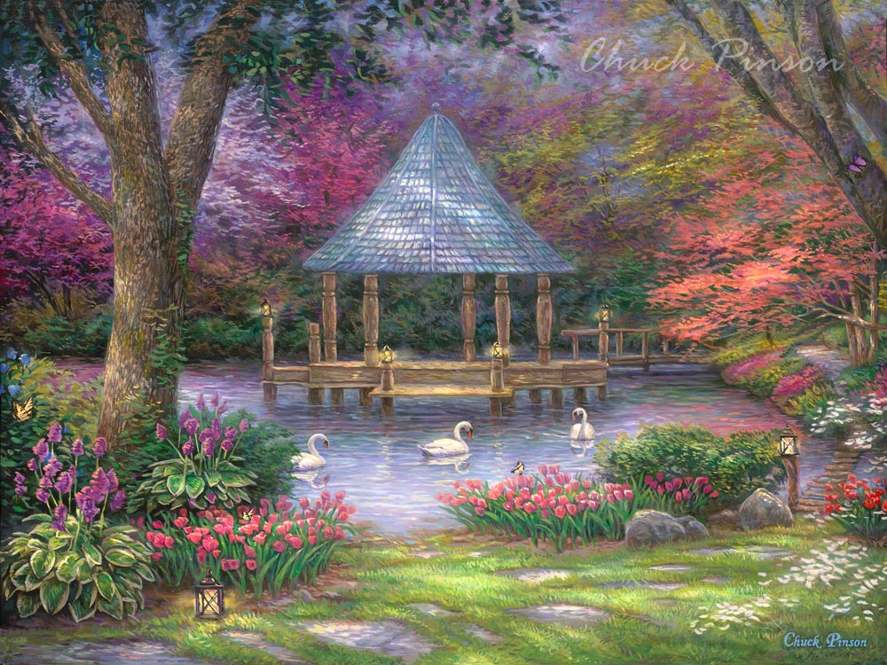 Bright Colorful Dreamscape art